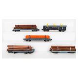 Lot of 5 American Flyer Cars