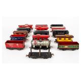 Large Lot Marx Toy Train Cars / Very Old Connector