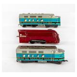 Lot of 3 Marx Train Engines