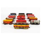 Large Lot Marx Toy Train Cars / Very Old Connector