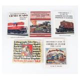 5 Train Guide Books  AF, Lionel