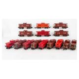 Lot of 15 American Flyer Railroad Caboose Pieces