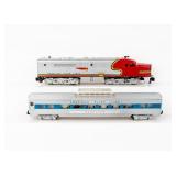 Lot of  2 American Flyer Engine & Car