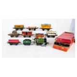 Lot of 10 Hornby Model Train Engine & Cars