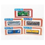 Lot of 5 American Flyer Train Cars NIB