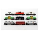 Lot of  9 American Flyer Train Pieces