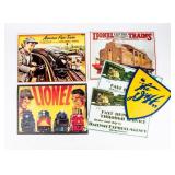Lot of 6 Train Sign Décor