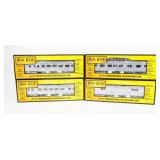 Rail King Reading O-27 Streamlined Lot Of 4 Cars