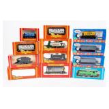 Hornby OO Gauge Lot of Twelve Engines & Cars
