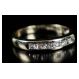 Jewelry 14kt White Gold CZ Ring