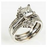 Jewelry 14kt White Gold Diamond Wedding Ring