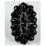 Jewelry Sterling Silver Black Stone Ring