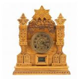 Victorian Gingerbread Mantle Clock
