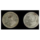 Coin (2) Morgan Silver Dollars 1878 & 1879