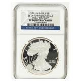 Coin 2011-W American Silver Eagle NGC PF70UC