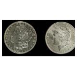 Coin (2) Morgan Silver Dollars 1881-O & 1882