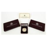 Coin 1988 Olympic Dollar in Box with Papers Proof