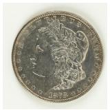 Coin 1878  Morgan Silver Dollar in Almost Unc.