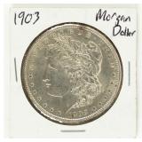 Coin 1903  Morgan Silver Dollar Almost Unc.