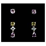 Jewelry Lot of 2 Sterling Silver Earrings