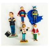 Lot of 5 Alfred E. Neuman figures "MAD"