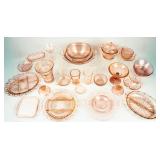 Mixed Lot of 26 Mayfair Open Rose Depression Dish