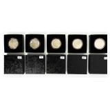Coin (5) 1921-S Morgan Silver Dollars Almost Unc