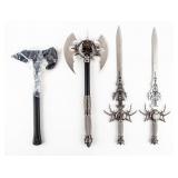 Knife Lot Of 4 Fantasy Blades Cold Steel