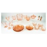 Mixed Lot of 24 Mayfair Open Rose Depression Dish