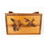 "The Classic" 1996 Evans Wooden Ammo Crate