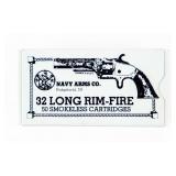 Ammo Rare .32 Long Rim-Fire Full Box Of 50 Intact