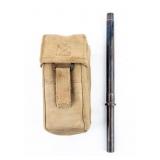 Uzi Barrel & 4 Magazines In A Pouch For An Uzi