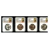 Coin (4) 2014 Kennedy 50th Anniversary NGC SP67