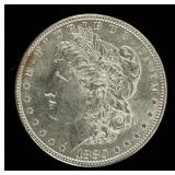 Coin 1880 Morgan Silver Dollar Brilliant Unc.