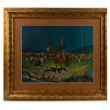 Artwork "Night Rider" Western Print Norm Saunders