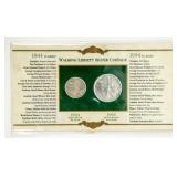 Coin 1994 Silver Eagle & 1944 WL Half Dollar Set