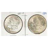 Coin (2) Morgan Silver Dollars 1883 & 1884-O