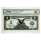 Currency $1 1899 Silver Certificate PMG 35