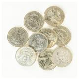 Coin (9) Morgan Silver Dollars 1921-P,D & S