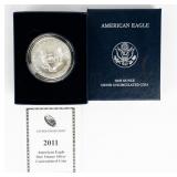 Coin 2008  American Silver Eagle Unc  w/ Box