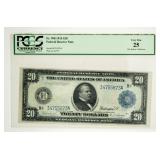 Currency 1914 $20 Federal Reserve Note PCGS 25