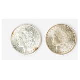 Coin (2) Morgan Silver Dollars 1882 & 1883-O