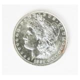 Coin 1881-O Morgan Silver Dollar Brilliant Unc.