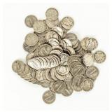 Coin (98) Mercury Dimes Assorted Dates VG-VF