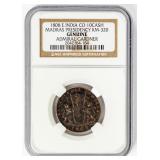 Coin1808 East India Admiral Gardner Shipwreck NGC