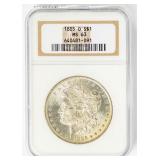 Coin 1885-O Morgan Silver Dollar NGC MS63