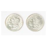 Coin (2) Morgan Silver Dollars 1896 & 1897