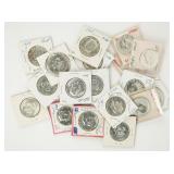 Coin (20) Kennedy 40% Silver Half Dollars BU/ PR