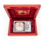 Coin 2014-S American Silver Eagle ANACS MS70