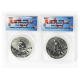 Coin (2) 2012 Canadian Wildlife Cougar ANACS MS69